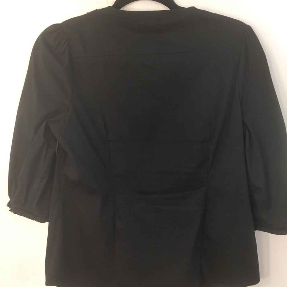 BCBG Top Maxazria Womens Button Front Blouse M - Picture 6 of 7